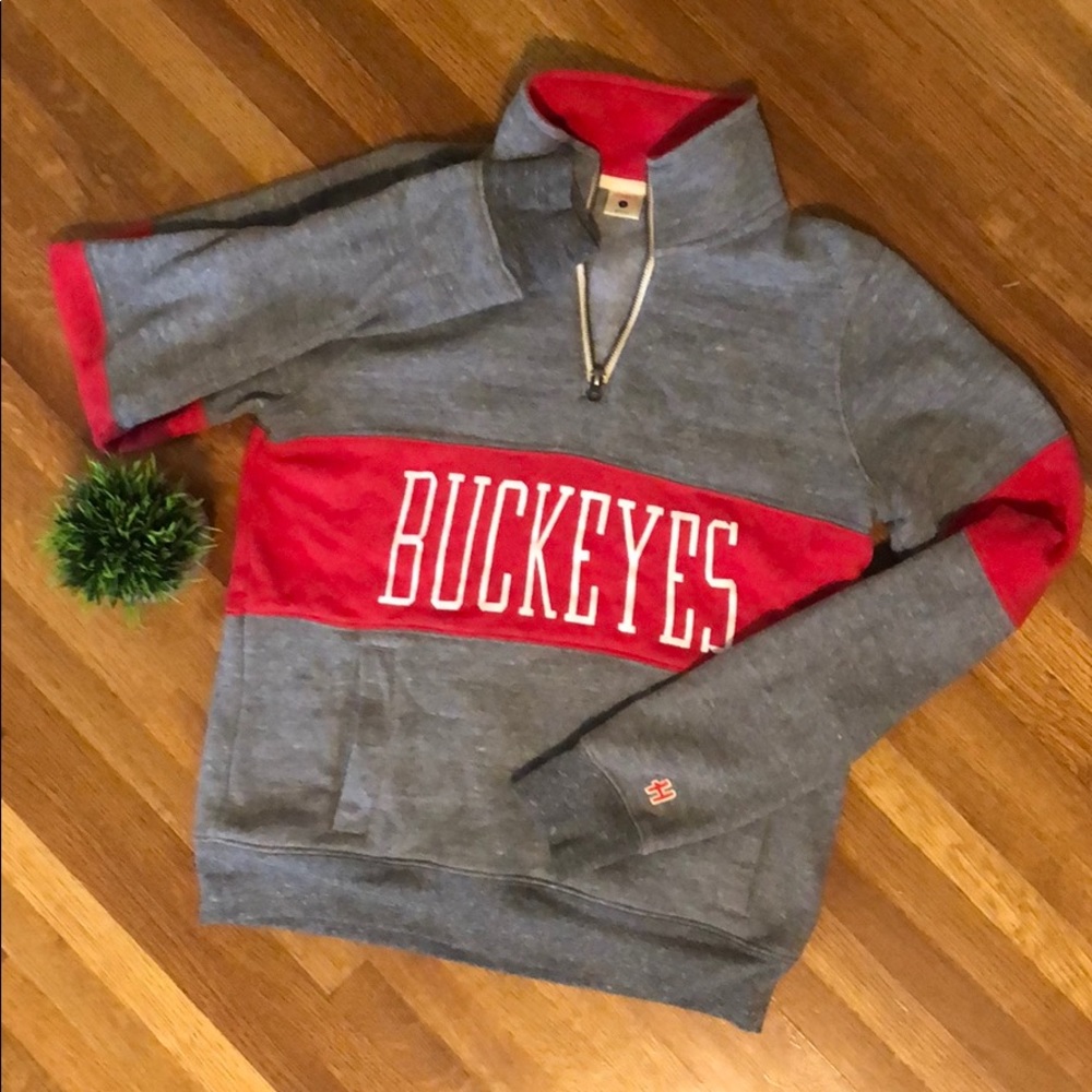 HOMAGE Ohio State Quarter Zip with Pockets